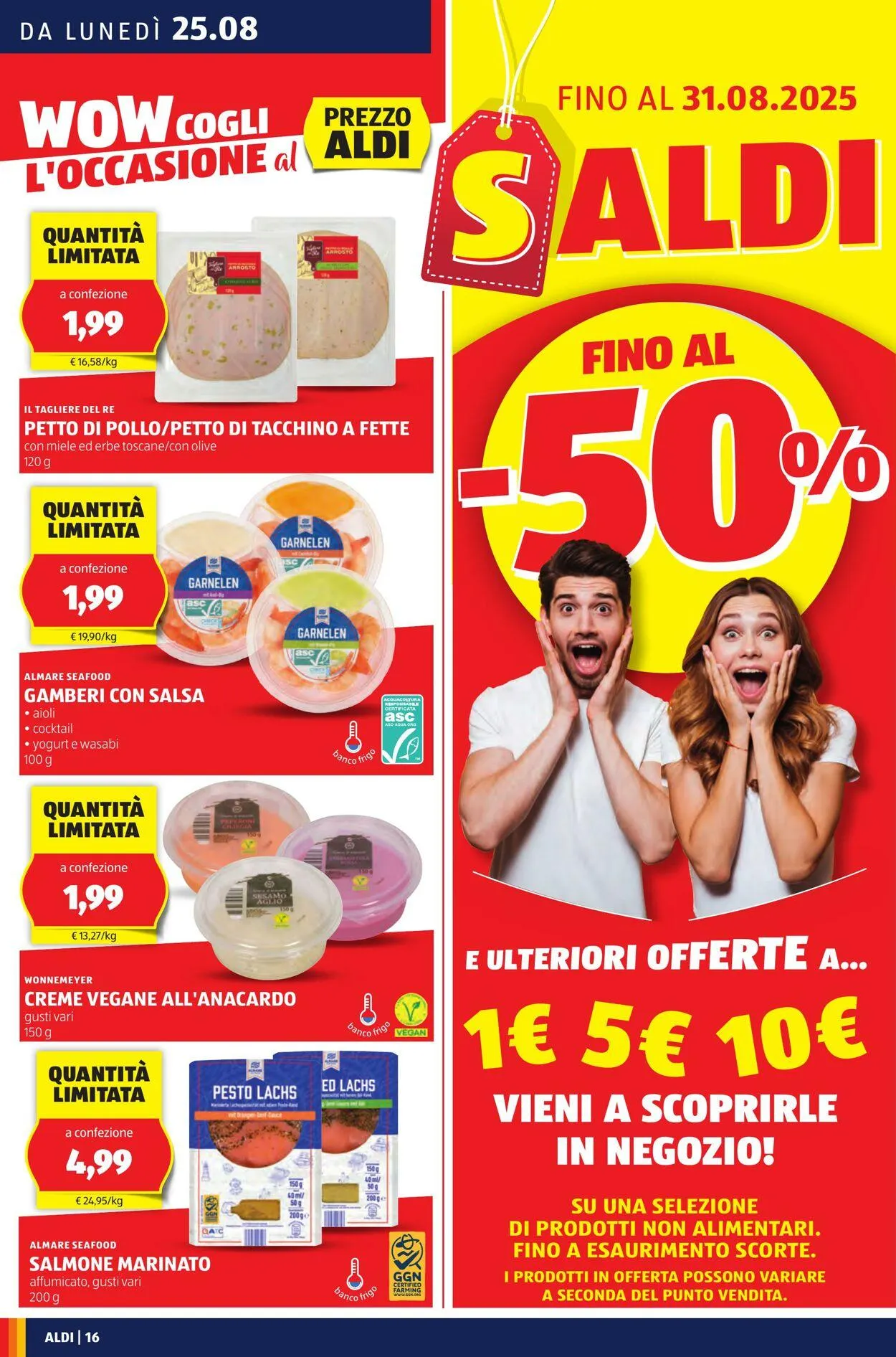 Aldi Volantino attuale da 25 agosto a 31 agosto di 2025 - Pagina del volantino 16