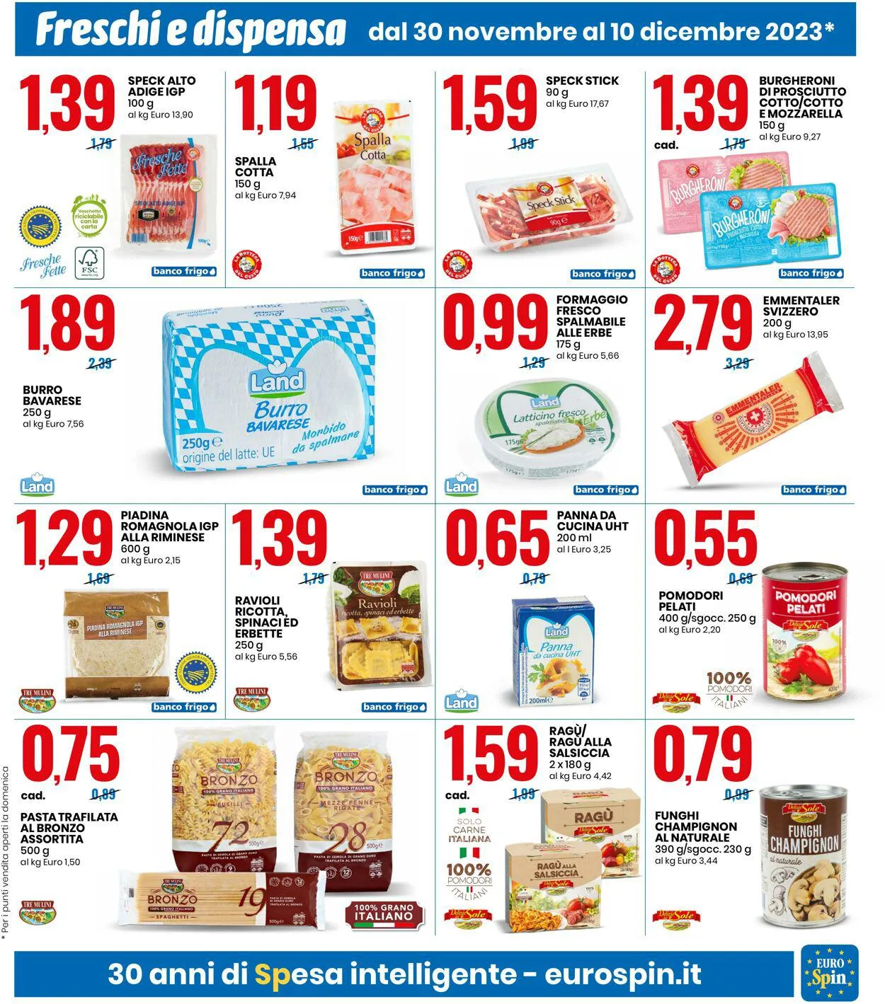 EURO Spin Volantino attuale da 30 novembre a 10 dicembre di 2023 - Pagina del volantino 9