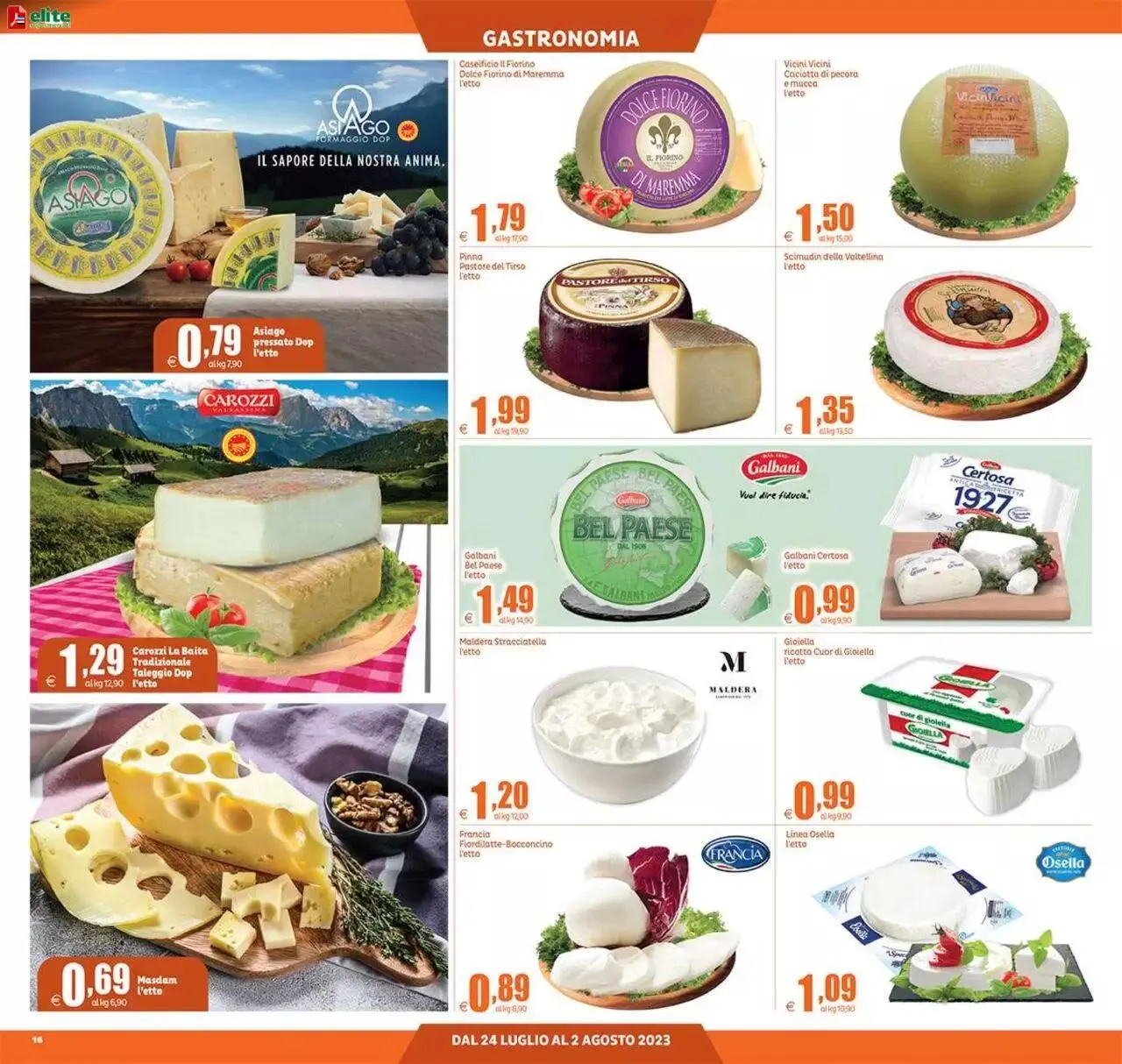 Volantino Elite Supermercati da 24 luglio a 2 agosto di 2023 - Pagina del volantino 16