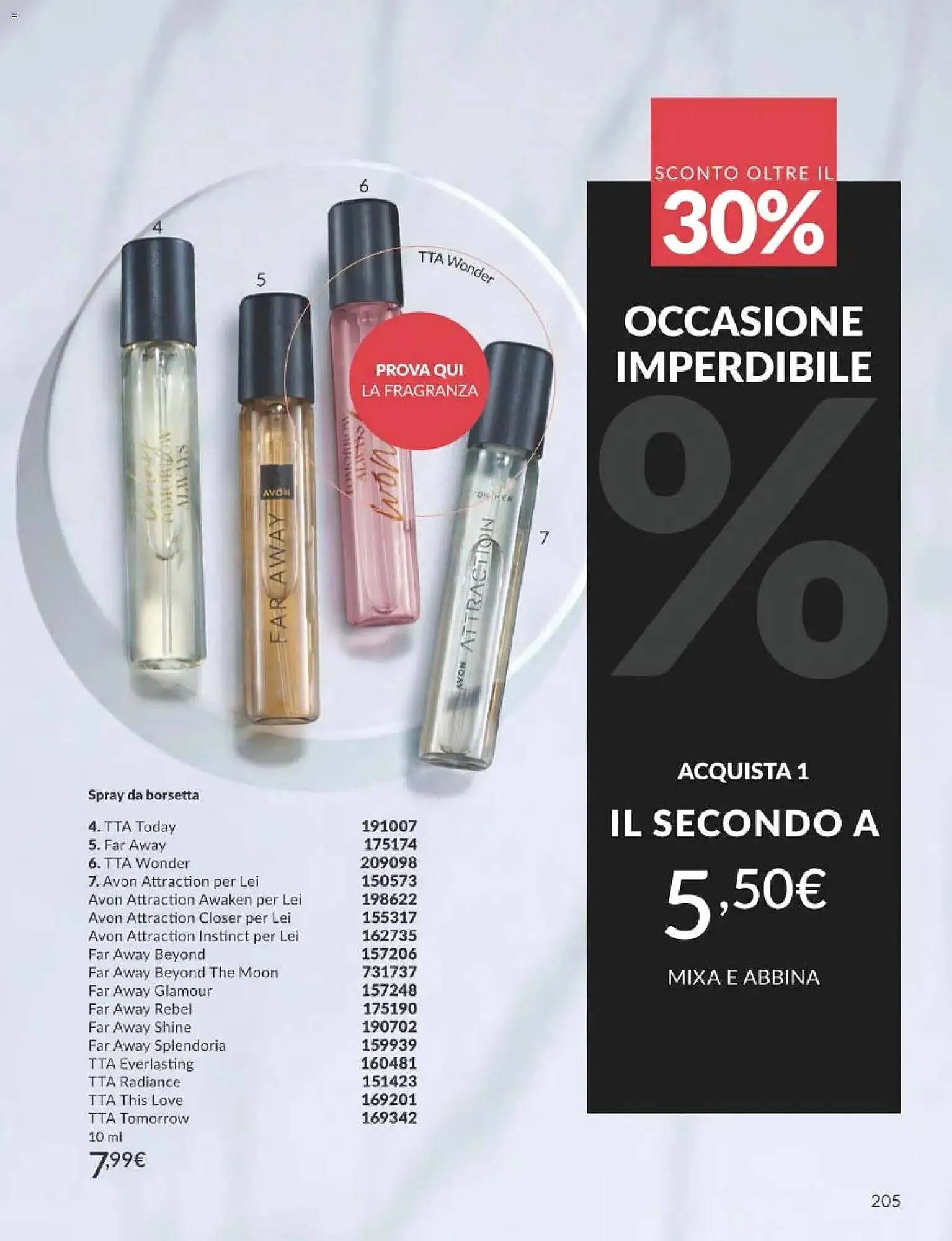 Catalogo Avon da 31 dicembre a 31 gennaio di 2026 - Pagina del volantino 205