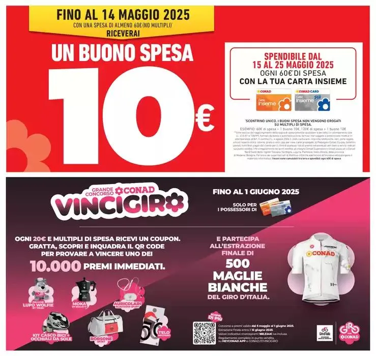 RIAPERTURA CONAD OLBIA da 10 maggio a 21 maggio di 2025 - Pagina del volantino 2