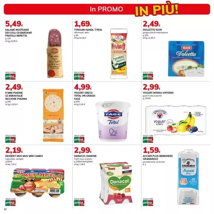 Più Bassi da 25 marzo a 7 aprile di 2025 - Pagina del volantino 32