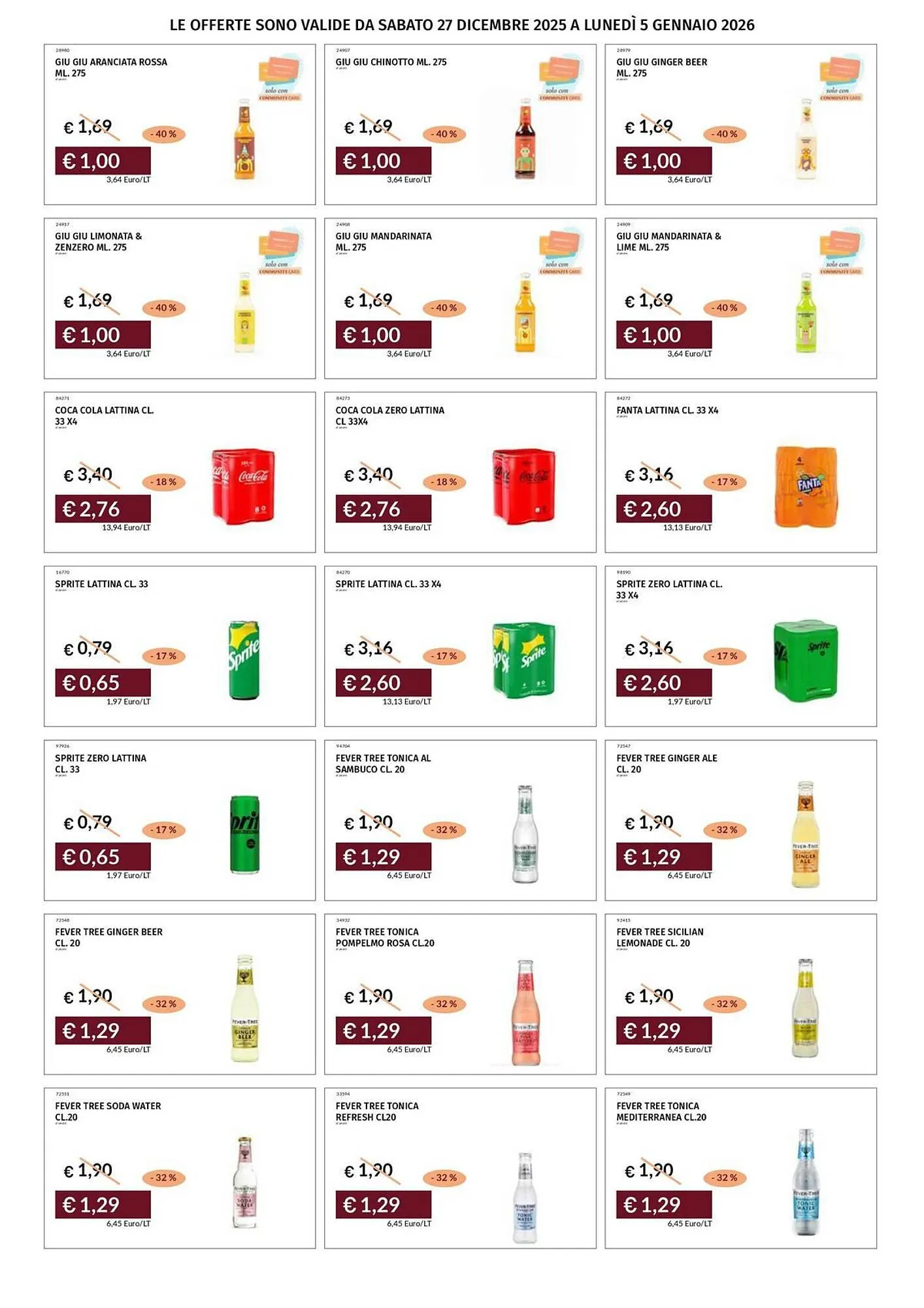 Volantino Prezzemolo e Vitale da 29 dicembre a 5 gennaio di 2026 - Pagina del volantino 33