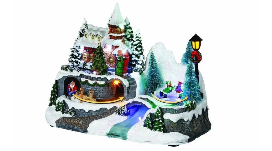 Christmas Village decorazione natalizia LED