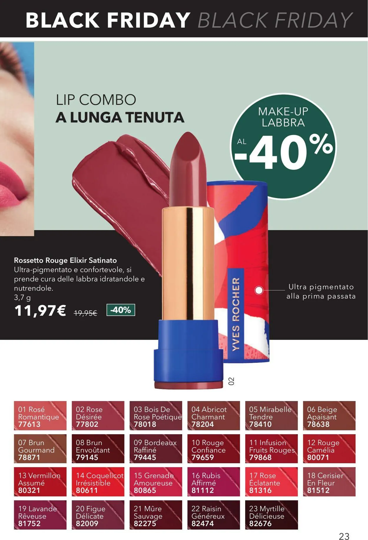 Yves Rocher Volantino attuale da 11 dicembre a 25 dicembre di 2025 - Pagina del volantino 23