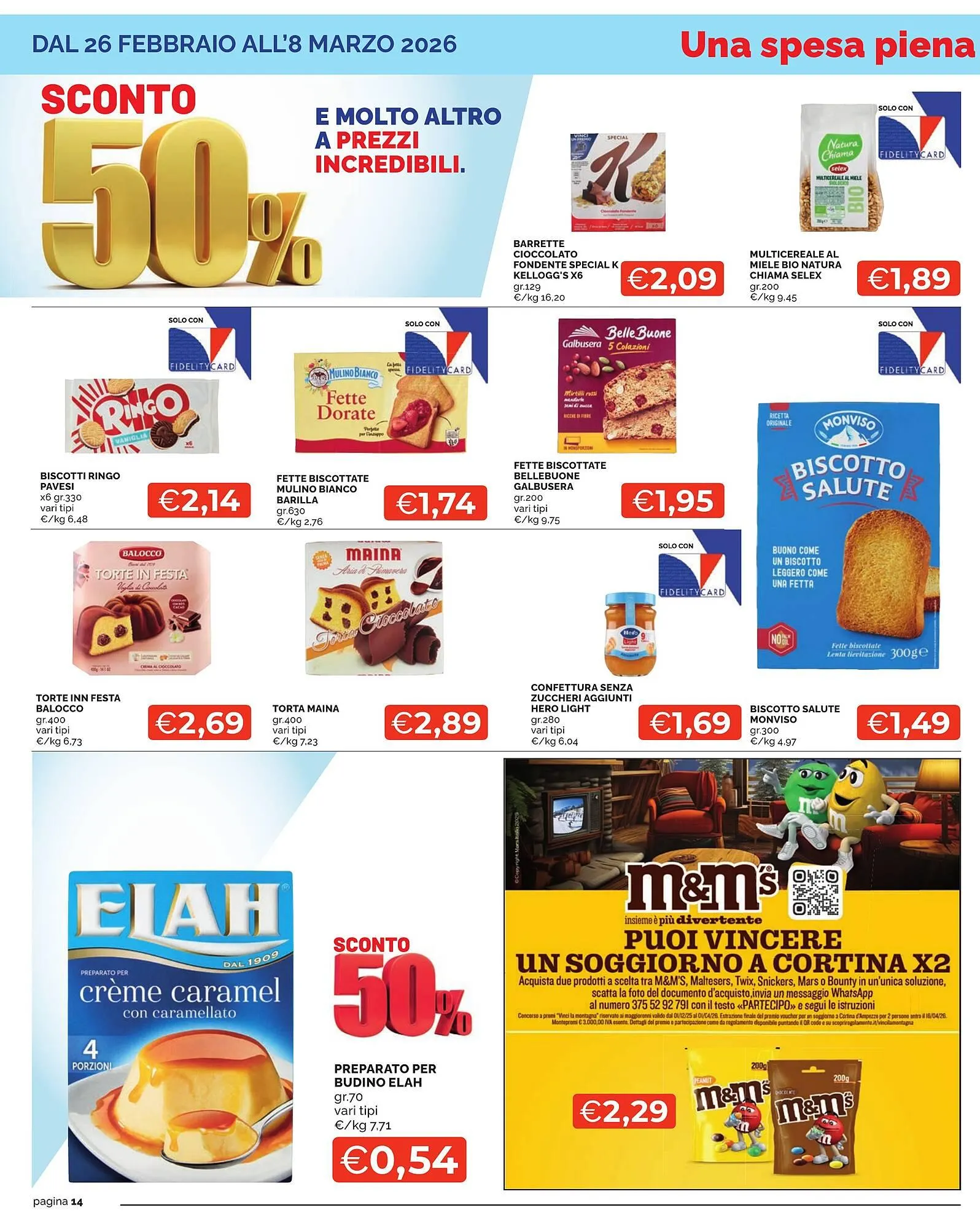 Volantino Mercatò Extra da 26 febbraio a 8 marzo di 2026 - Pagina del volantino 14