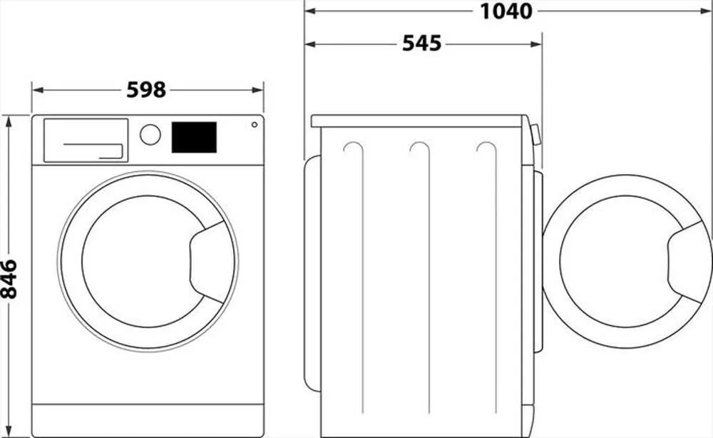 INDESIT - Asciugatrice C YD 83D WW IT 8Kg Classe D-Bianco