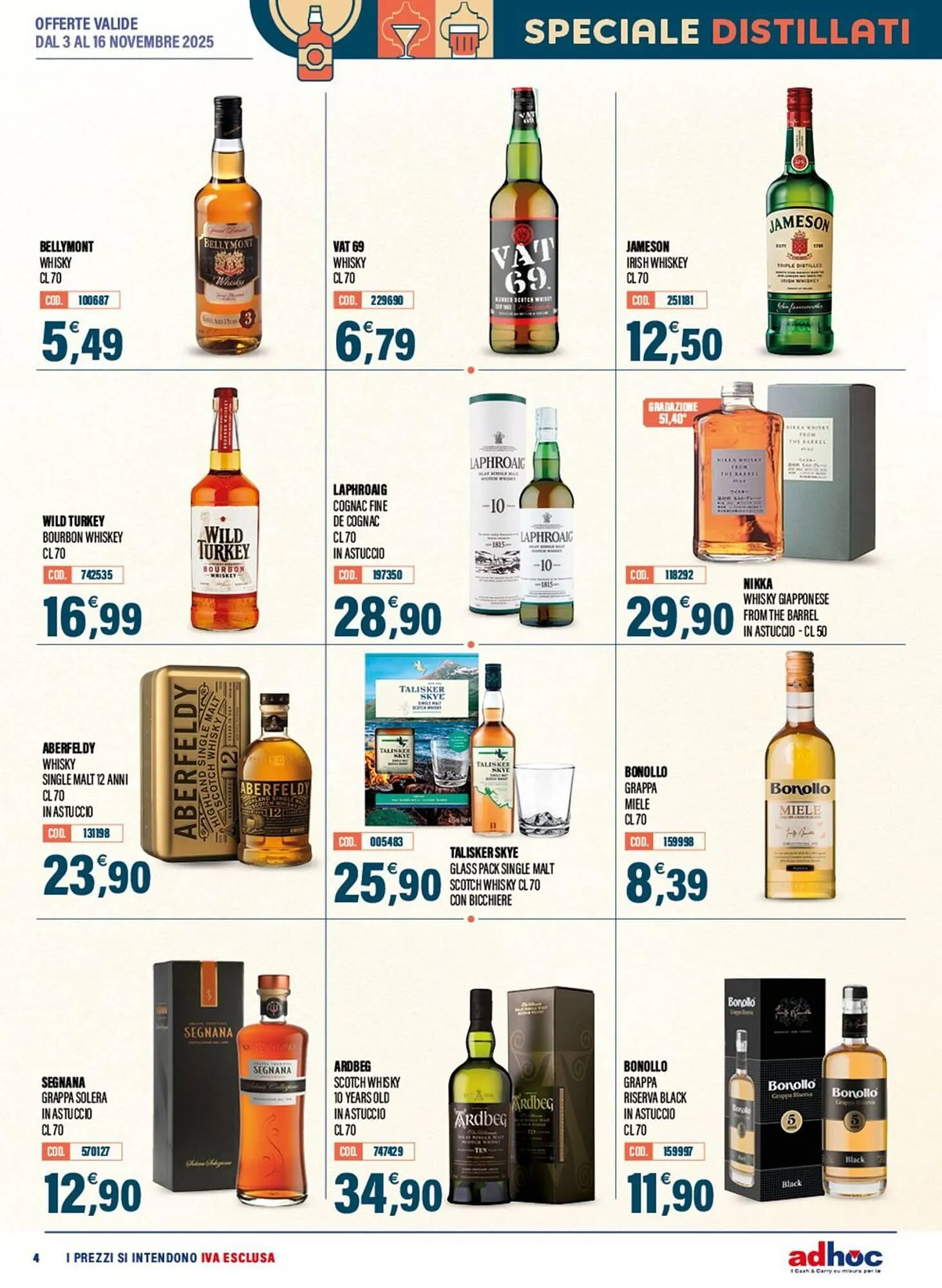 Volantino Adhoc da 3 novembre a 16 novembre di 2025 - Pagina del volantino 4
