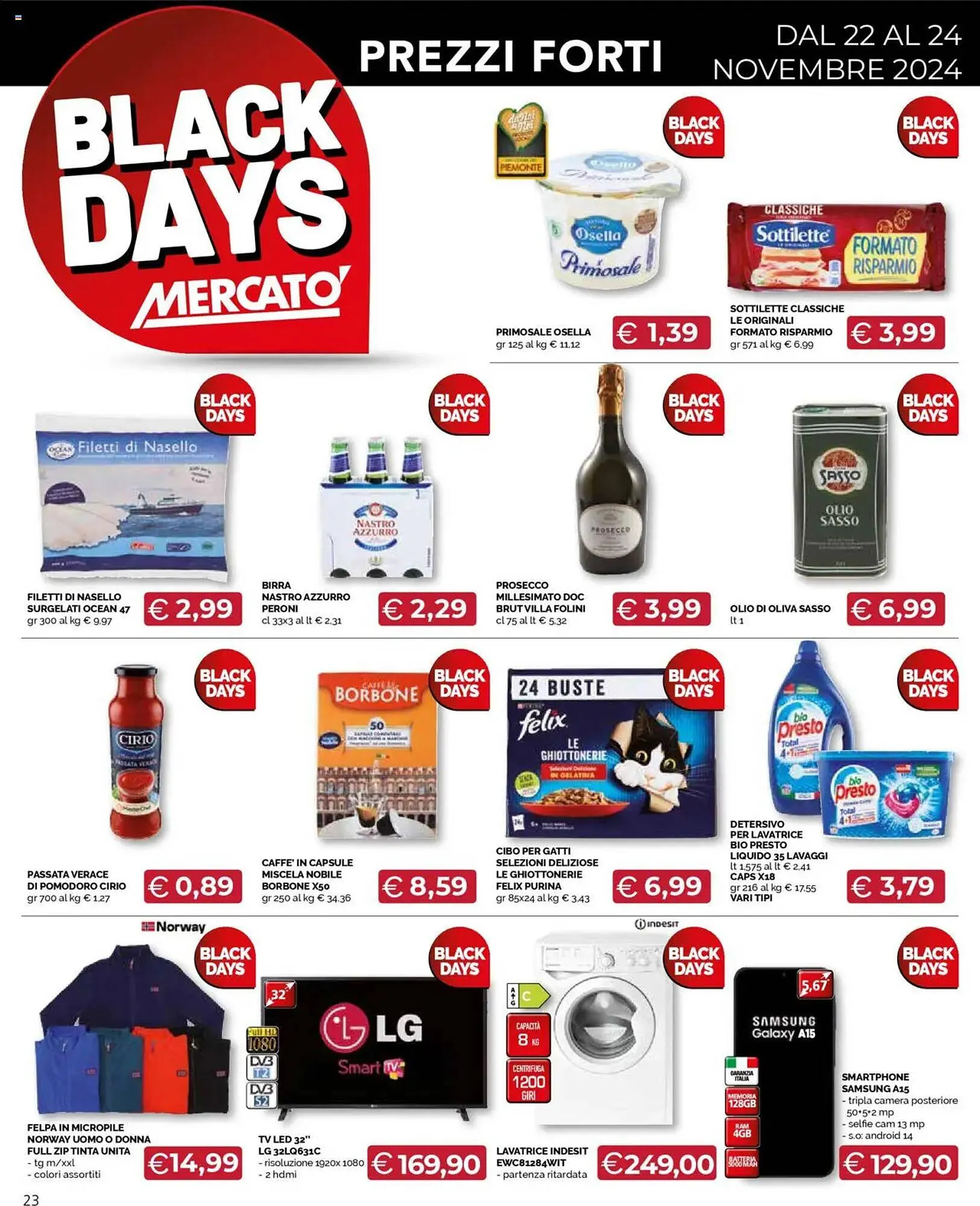 Volantino Mercatò Big da 21 novembre a 4 dicembre di 2024 - Pagina del volantino 23