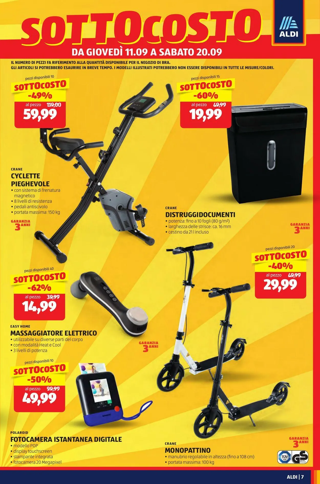 Aldi Volantino attuale da 21 settembre a 5 ottobre di 2025 - Pagina del volantino 7