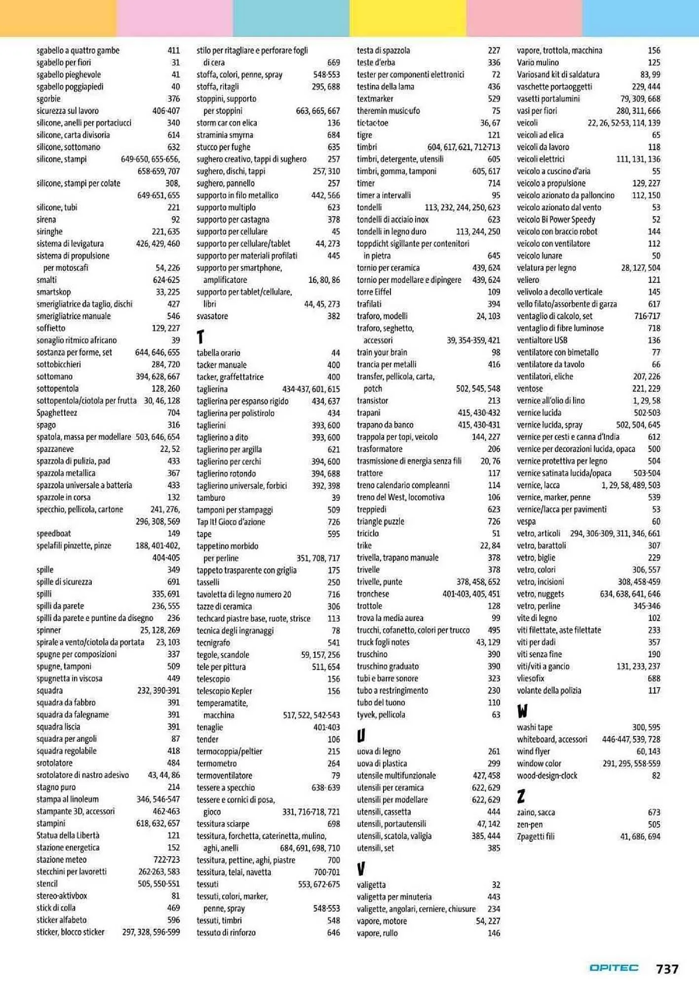 Volantino Opitec da 6 gennaio a 31 agosto di 2024 - Pagina del volantino 737