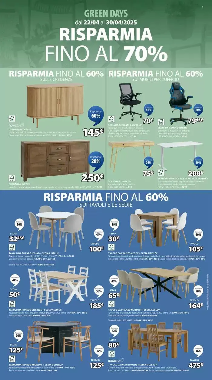 Green days da 22 aprile a 30 aprile di 2025 - Pagina del volantino 5