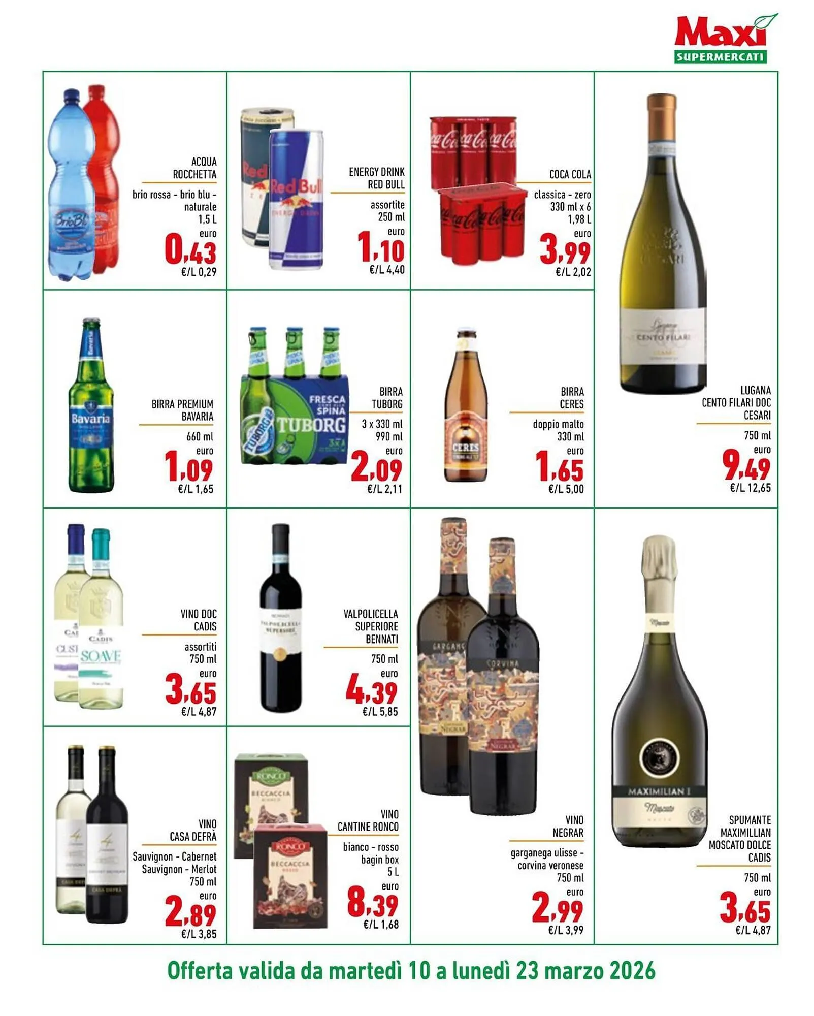 Volantino Maxi Supermercati da 10 marzo a 23 marzo di 2026 - Pagina del volantino 13
