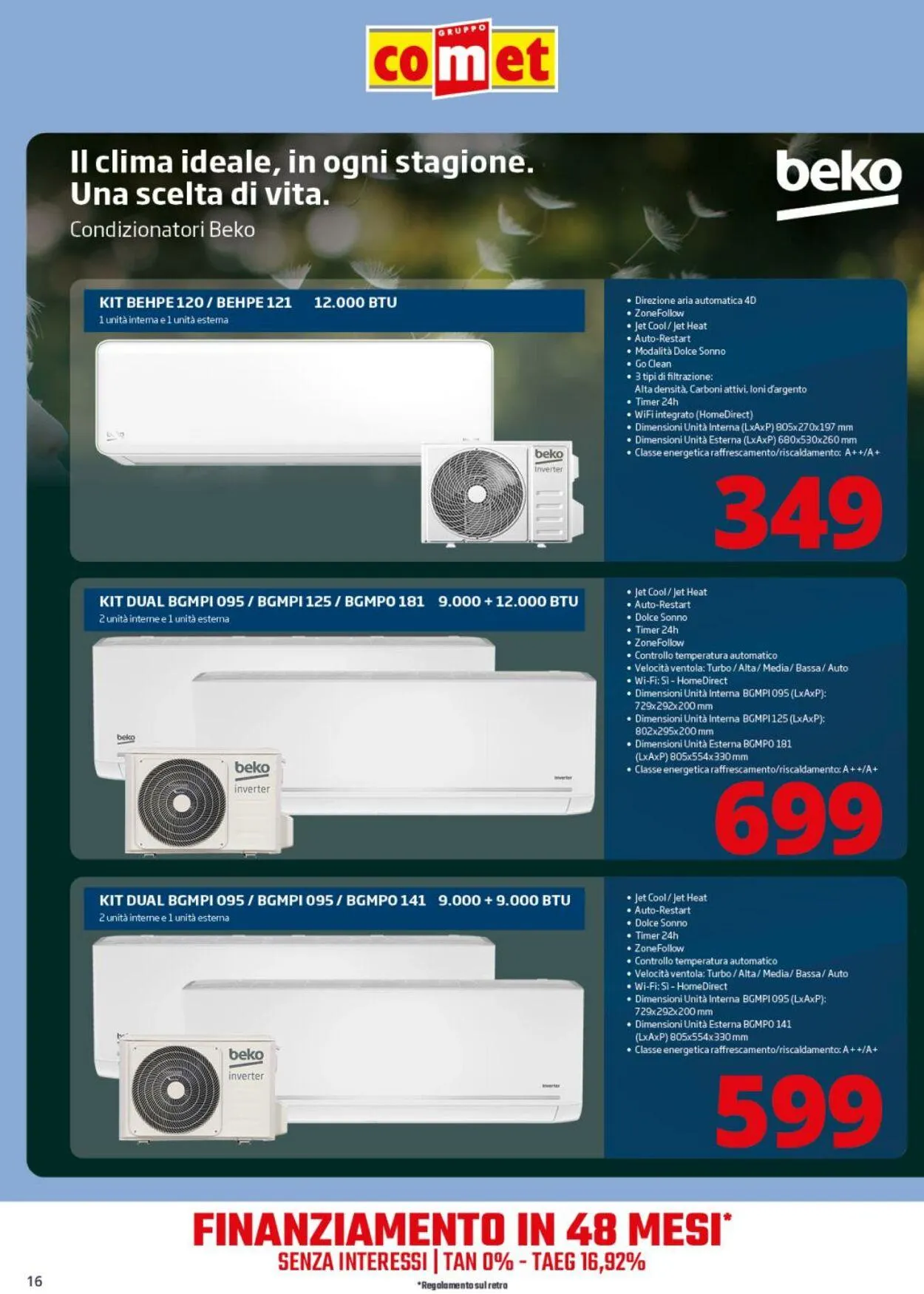 Comet Volantino attuale da 15 luglio a 20 luglio di 2025 - Pagina del volantino 16