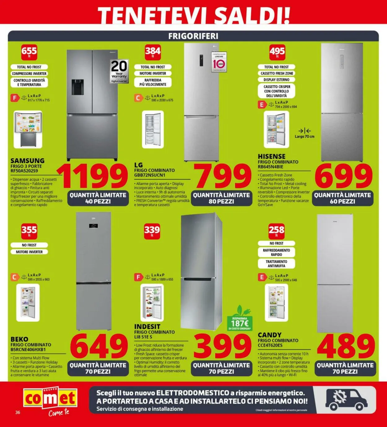 Comet Volantino attuale da 4 gennaio a 17 gennaio di 2024 - Pagina del volantino 36