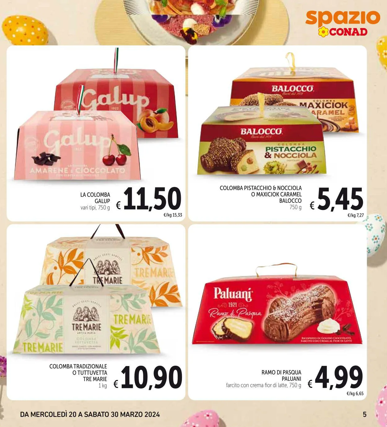Conad - Spazio - Napoli Volantino attuale da 20 marzo a 30 marzo di 2024 - Pagina del volantino 5
