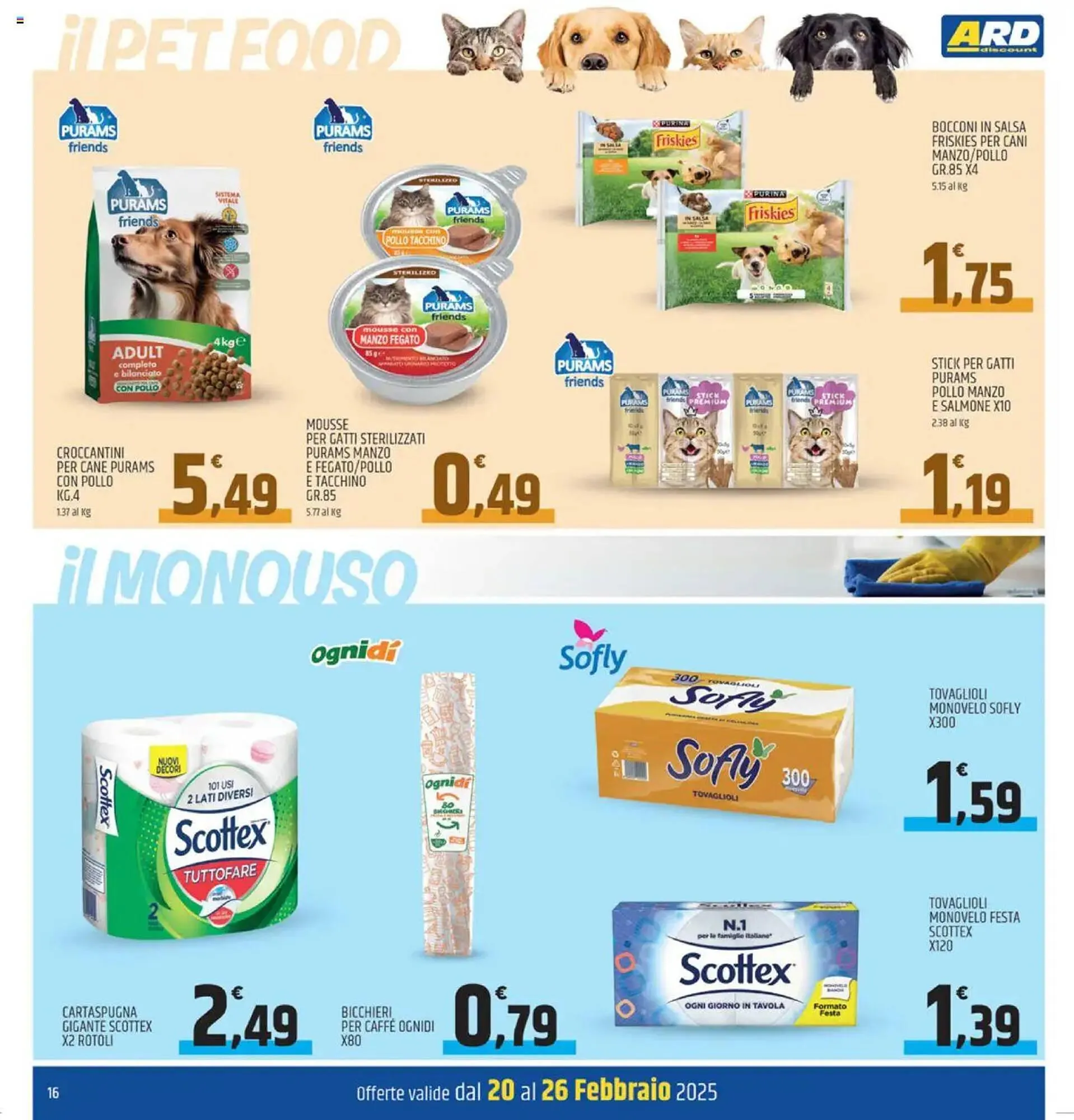 Volantino Ard Discount da 20 febbraio a 26 febbraio di 2025 - Pagina del volantino 16