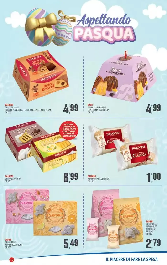Aspettando la Pasqua da 25 marzo a 5 aprile di 2025 - Pagina del volantino 12