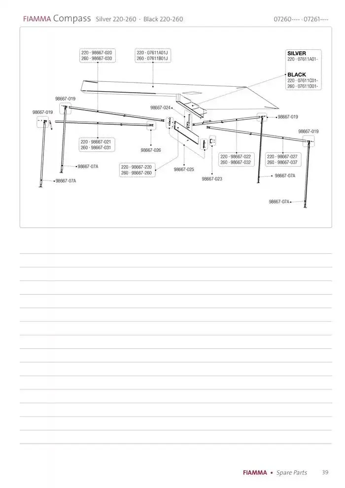 Spare parts catalogo 2025 da 14 gennaio a 31 dicembre di 2025 - Pagina del volantino 39