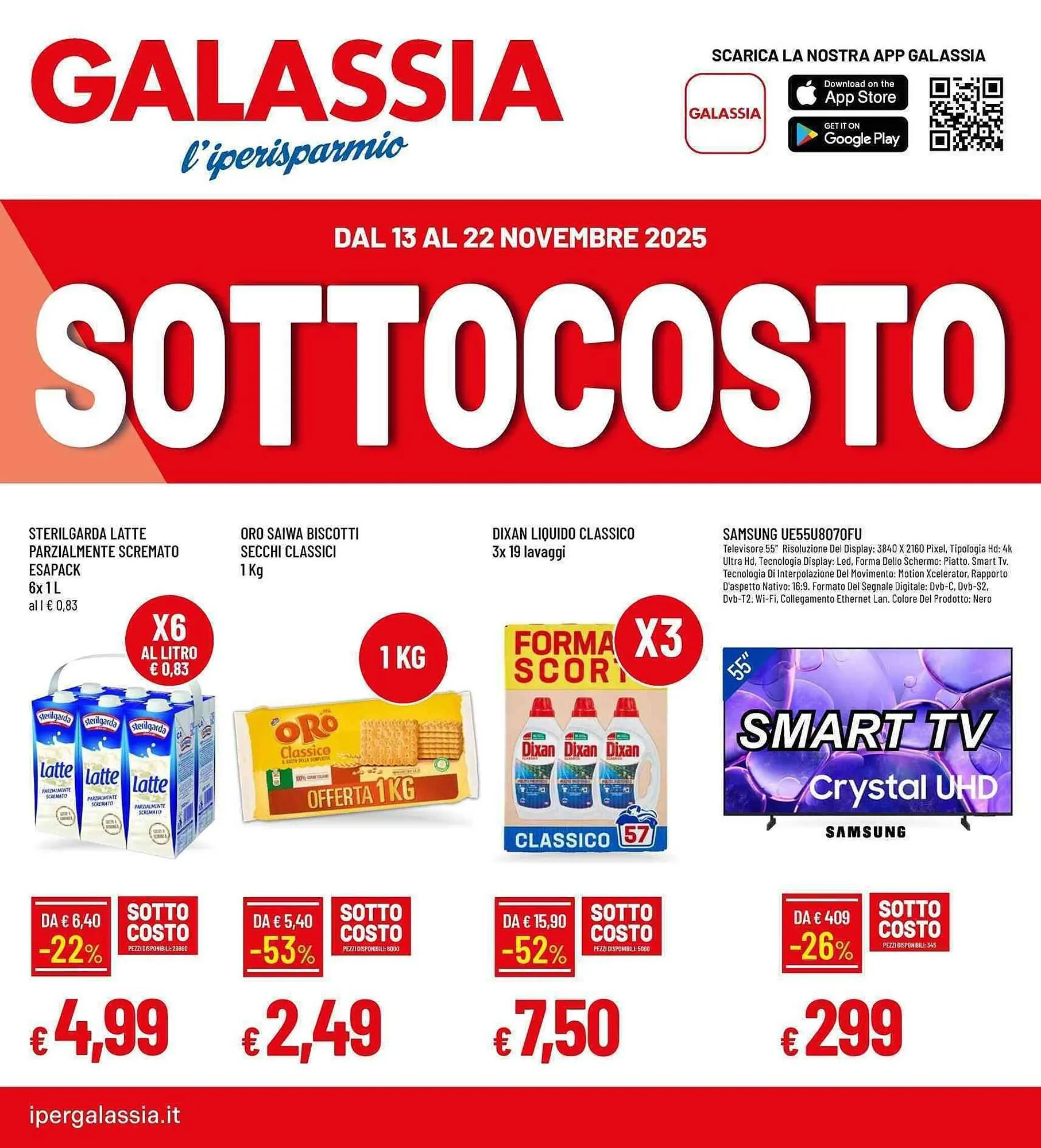 Volantino Galassia da 13 novembre a 22 novembre di 2025 - Pagina del volantino 1