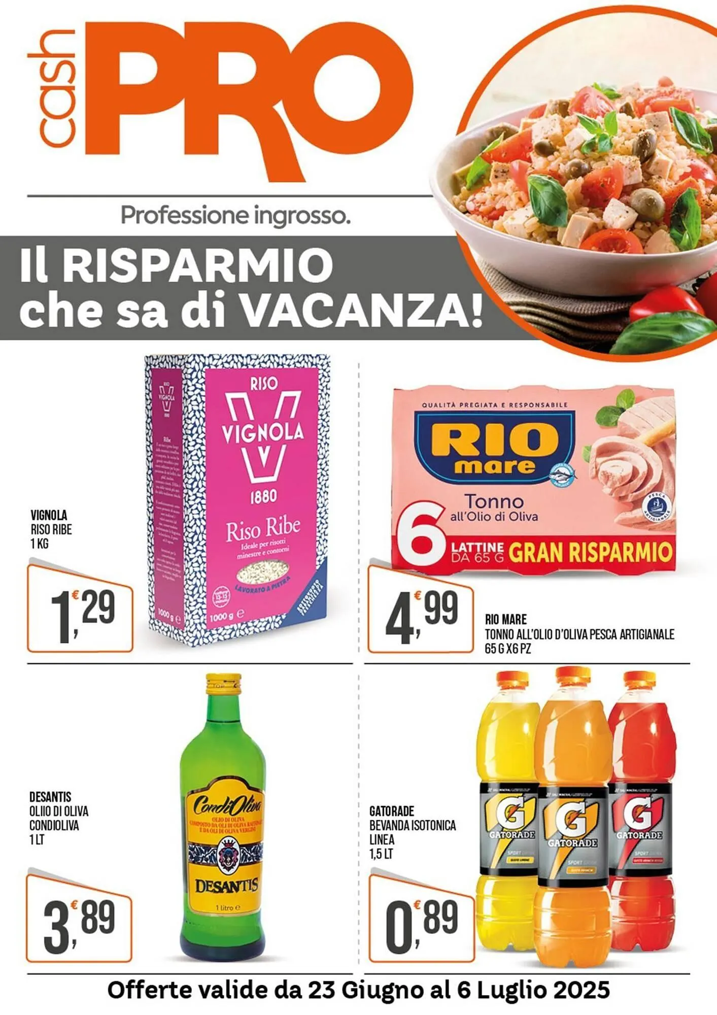 Volantino Cash pro da 23 giugno a 6 luglio di 2025 - Pagina del volantino 1