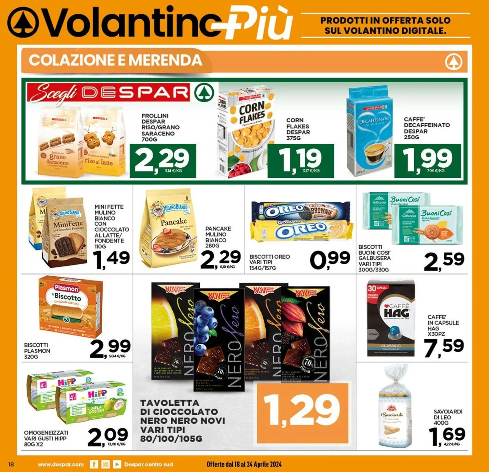 Volantino Interspar da 18 aprile a 24 aprile di 2024 - Pagina del volantino 18