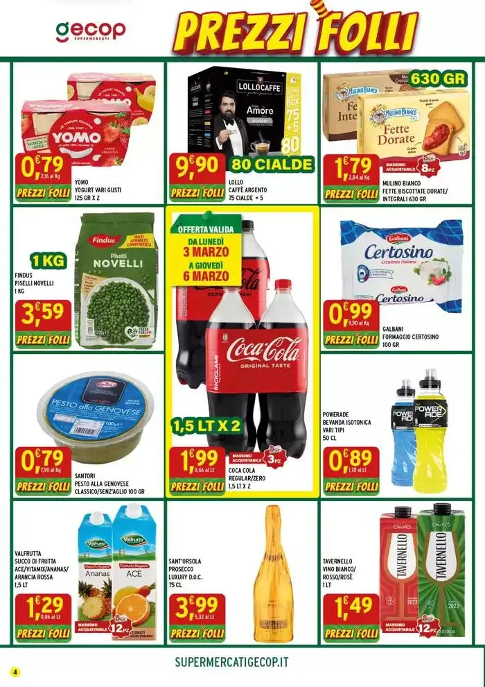 Prezzi Folli da 24 febbraio a 9 marzo di 2025 - Pagina del volantino 4