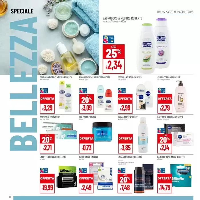 Grandi marche fino al 50% da 25 marzo a 2 aprile di 2025 - Pagina del volantino 26