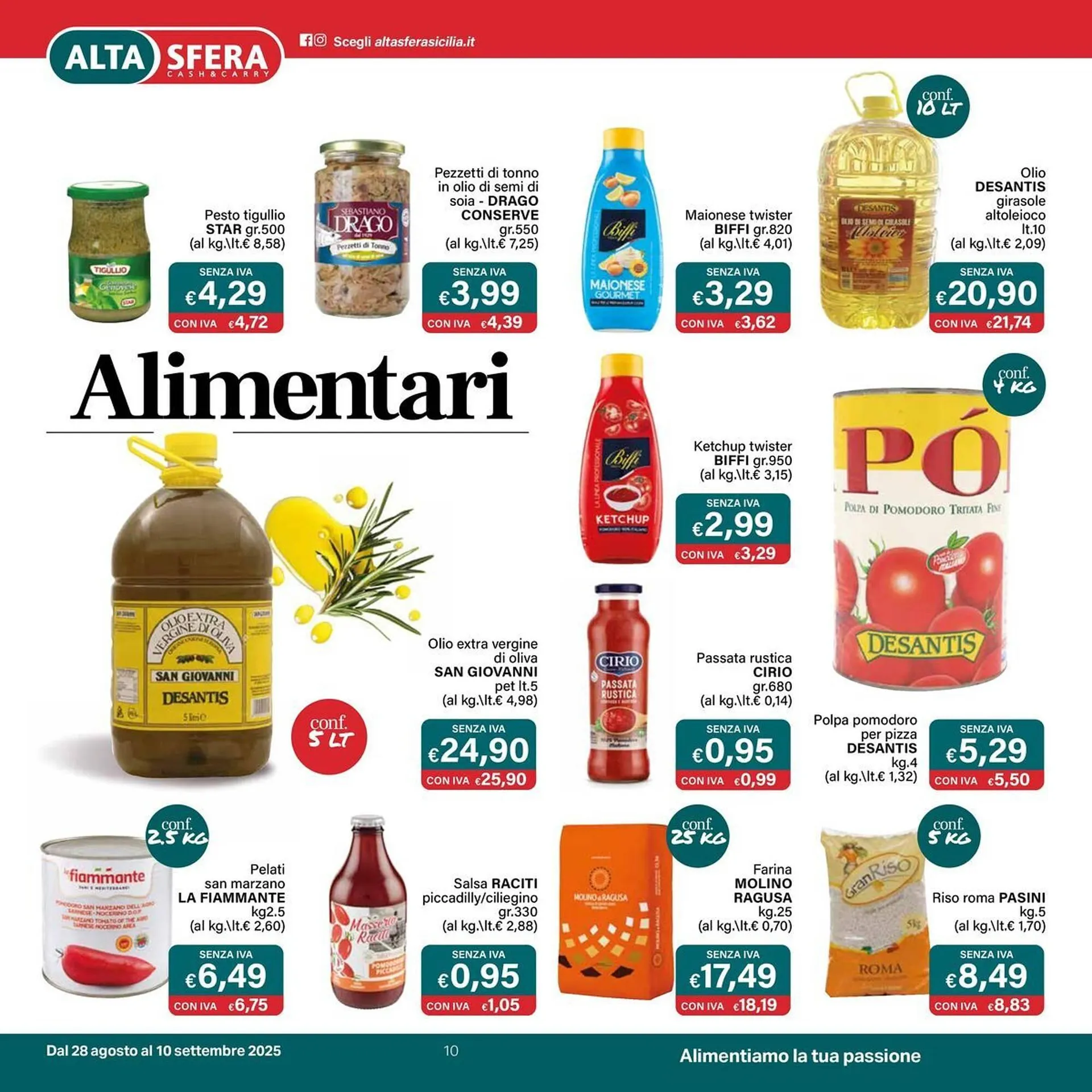 Volantino Altasfera da 28 agosto a 10 settembre di 2025 - Pagina del volantino 10