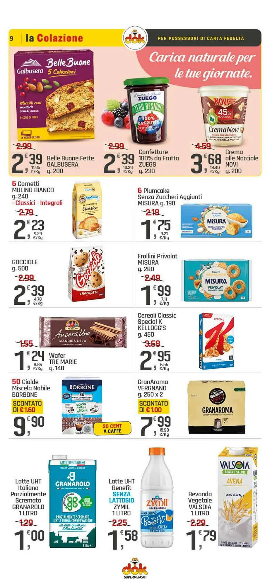 Volantino Supermercati Dok da 8 agosto a 15 agosto di 2025 - Pagina del volantino 9