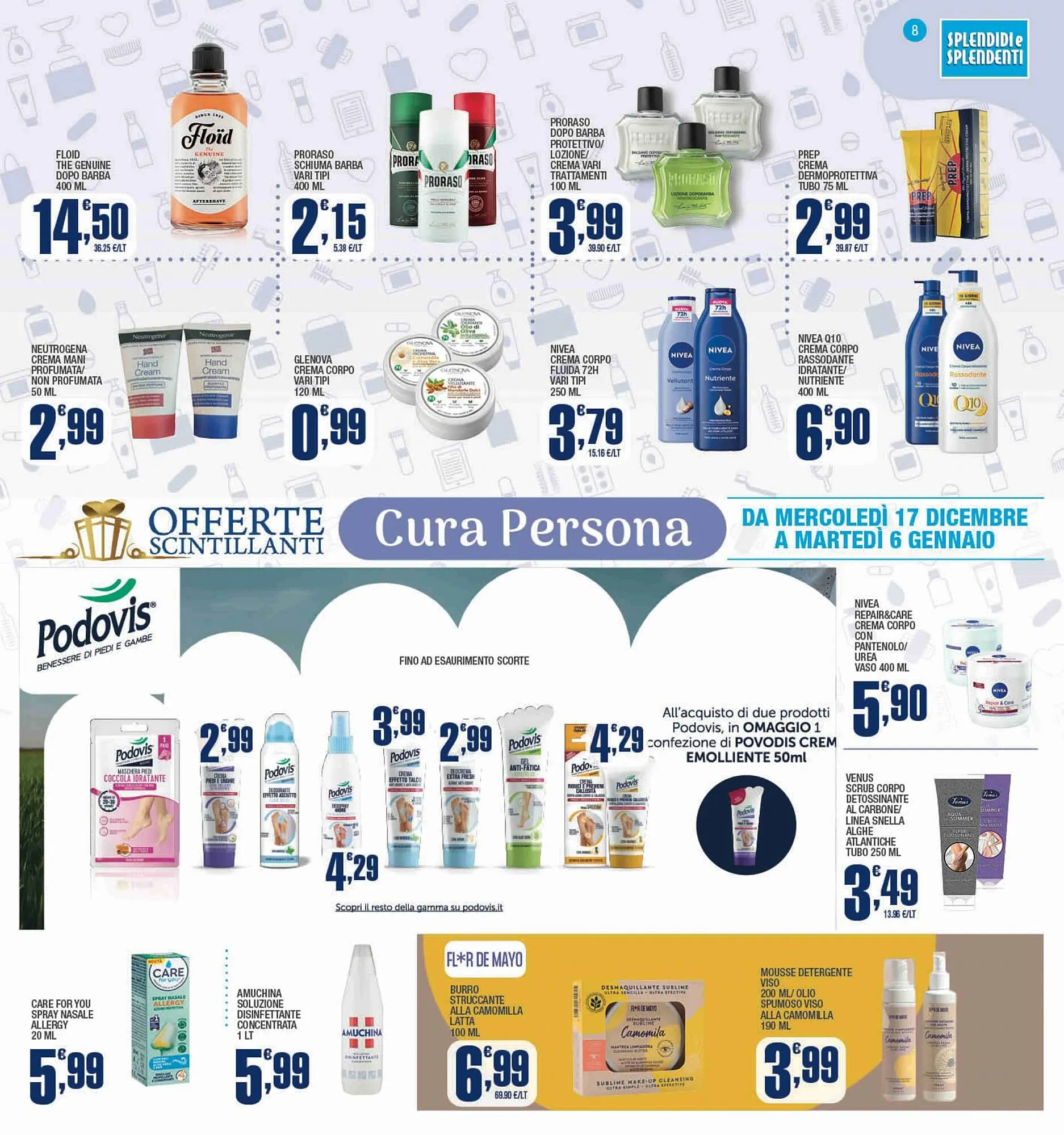 Volantino Splendidi e Splendenti da 17 dicembre a 6 gennaio di 2026 - Pagina del volantino 8