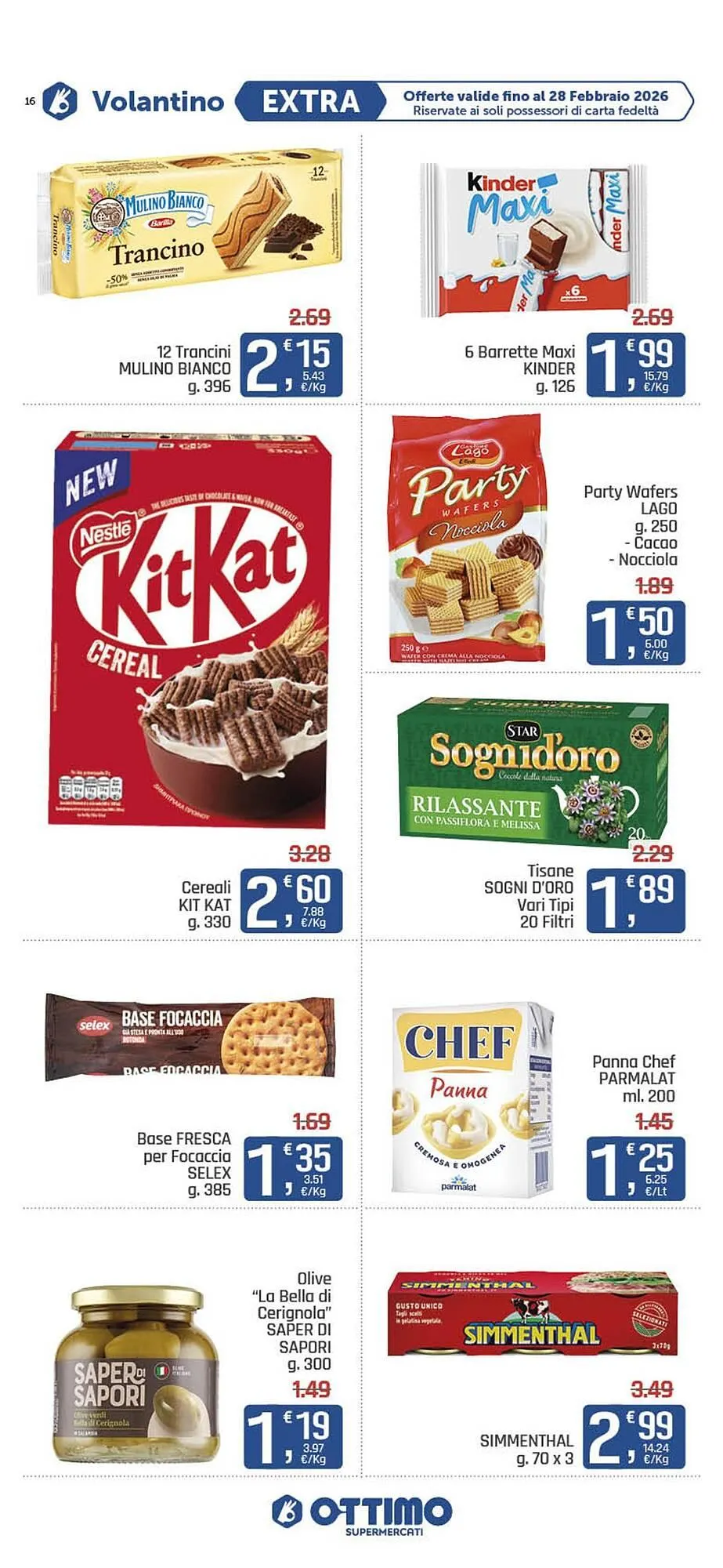 Volantino Ottimo Market da 19 febbraio a 28 febbraio di 2026 - Pagina del volantino 16