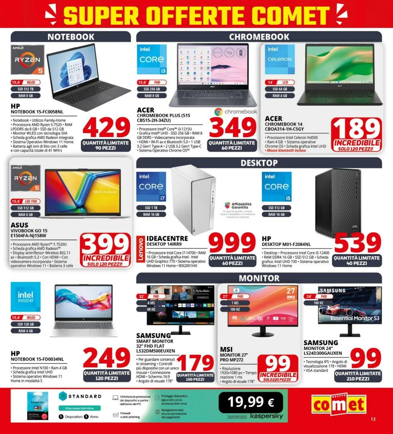 Comet Volantino attuale da 19 giugno a 3 luglio di 2025 - Pagina del volantino 13