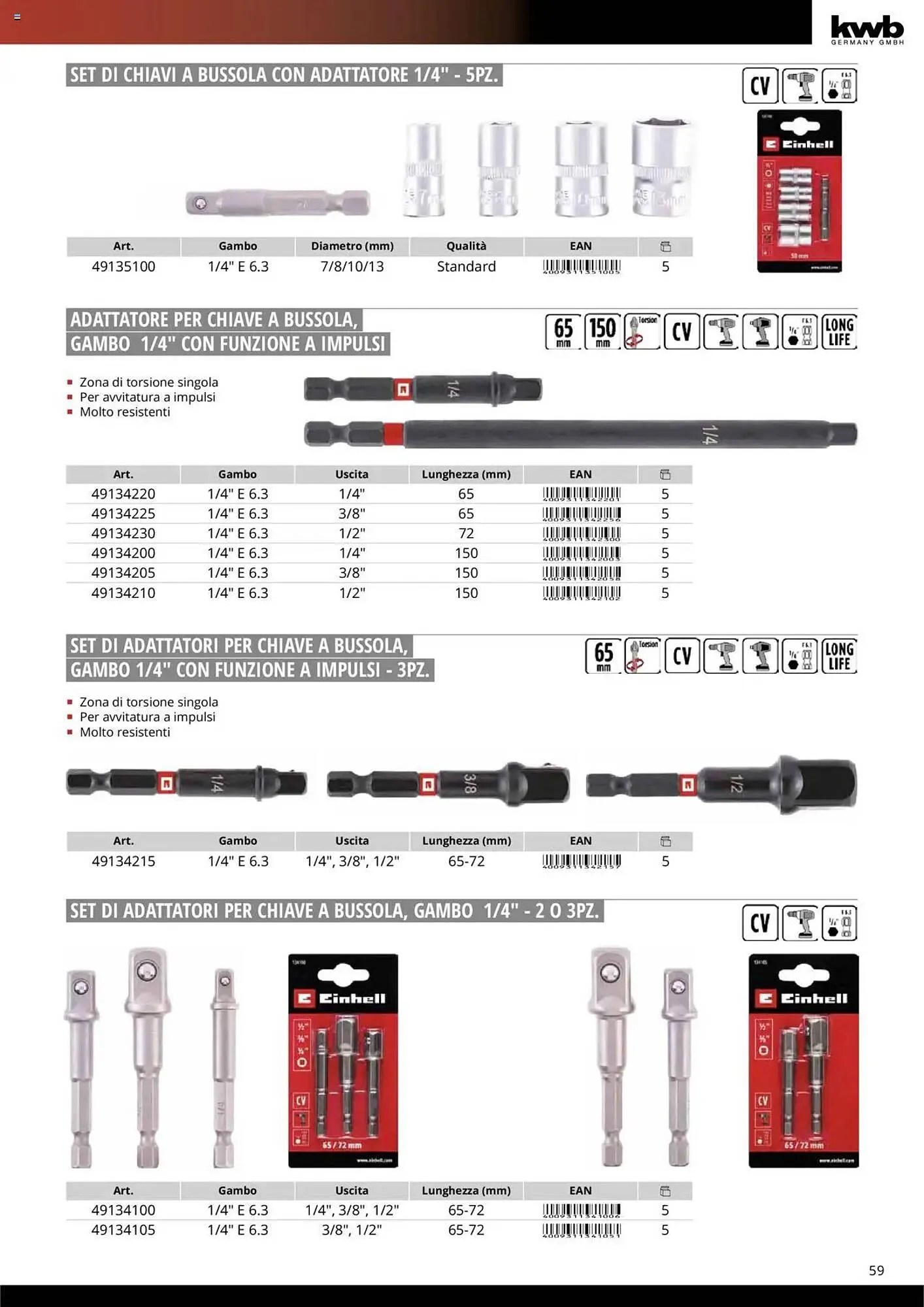 Volantino Einhell da 10 ottobre a 31 dicembre di 2025 - Pagina del volantino 61