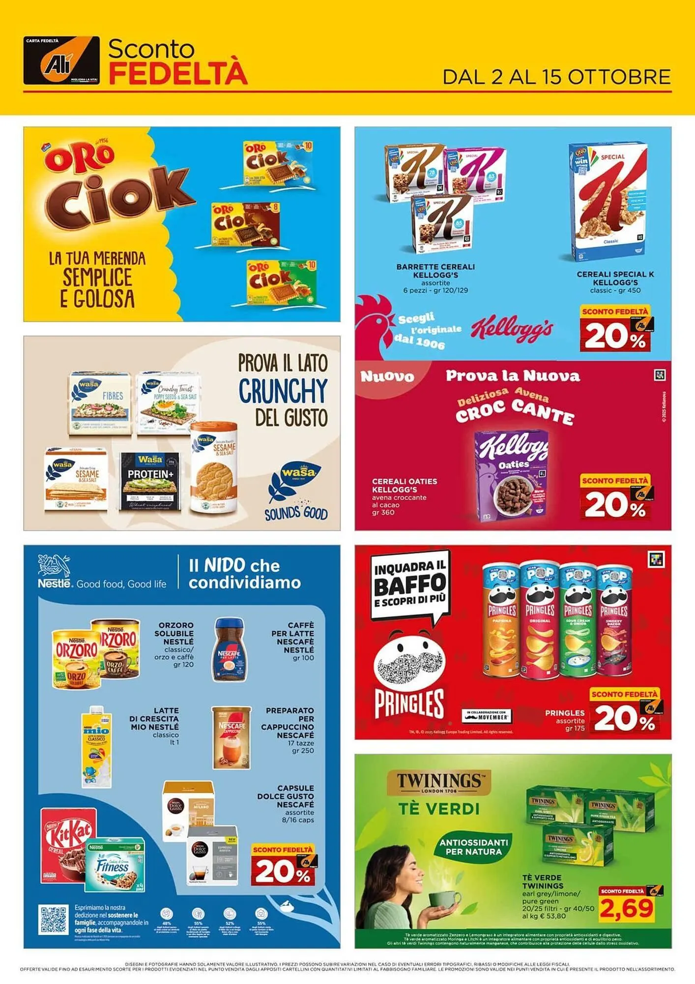 Volantino Alì Supermercati da 2 ottobre a 15 ottobre di 2025 - Pagina del volantino 1
