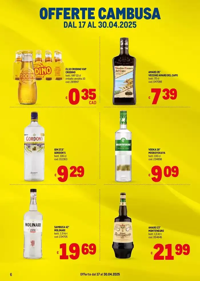 Offerte per Te -Area 1 da 22 aprile a 30 aprile di 2025 - Pagina del volantino 6