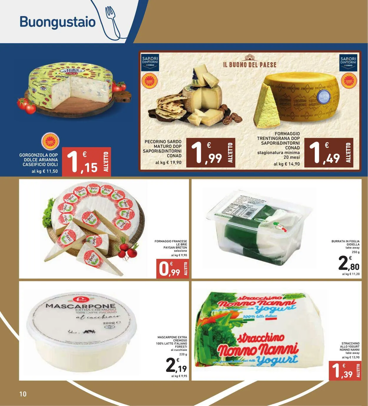 Conad - Spazio - Roma Volantino attuale da 5 gennaio a 14 gennaio di 2024 - Pagina del volantino 10