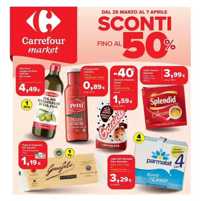 Sconti fino al 50% da 25 marzo a 7 aprile di 2025 - Pagina del volantino 1