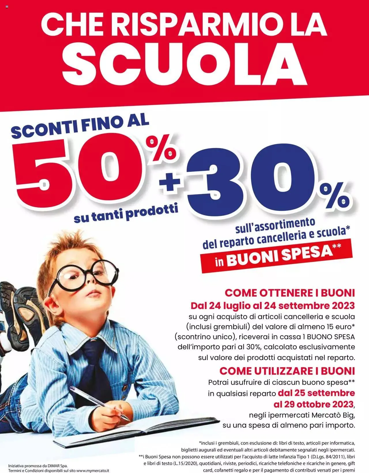Mercatò - Che risparmio la scuola da 14 agosto a 24 settembre di 2023 - Pagina del volantino 2