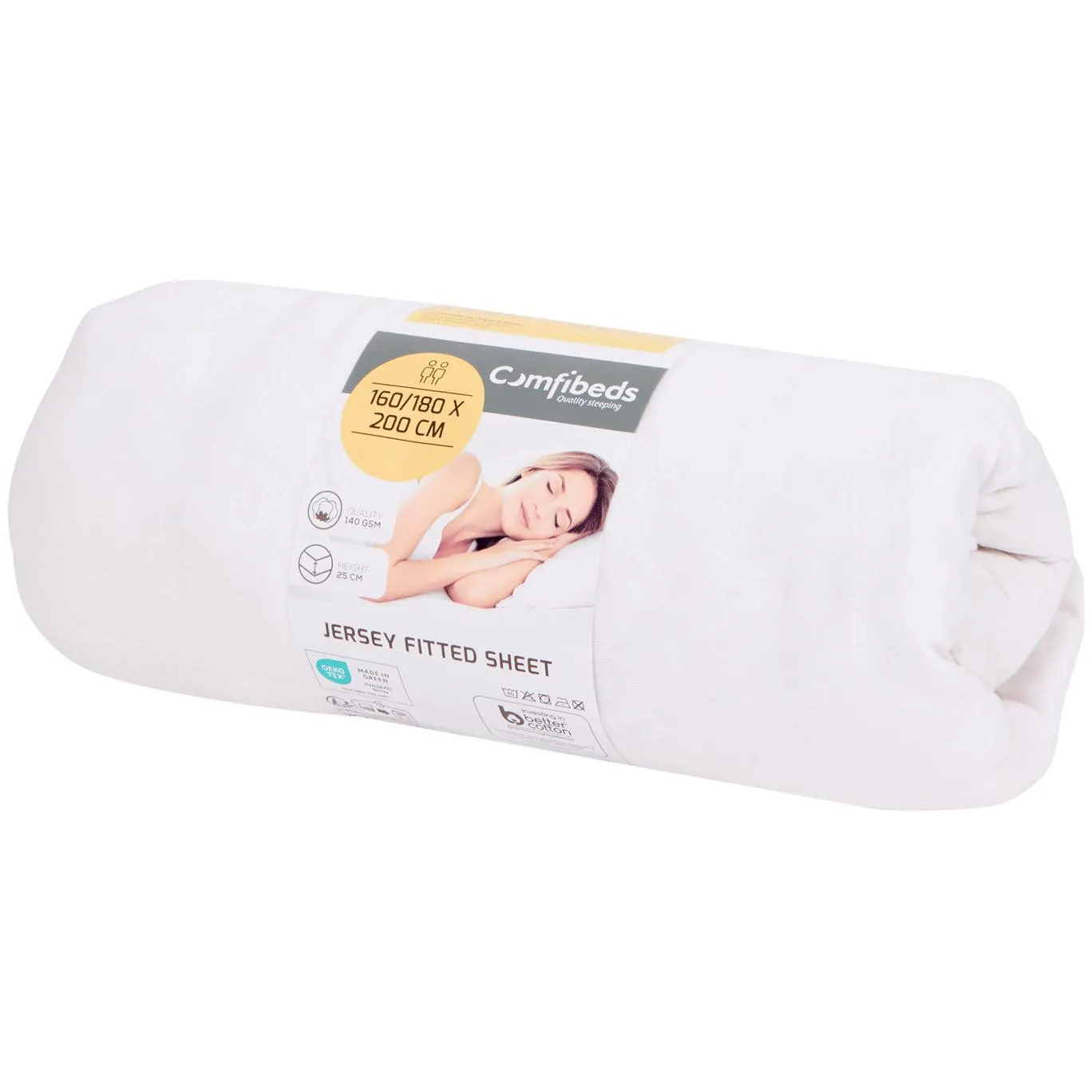 Lenzuolo in jersey con angoli Comfibeds