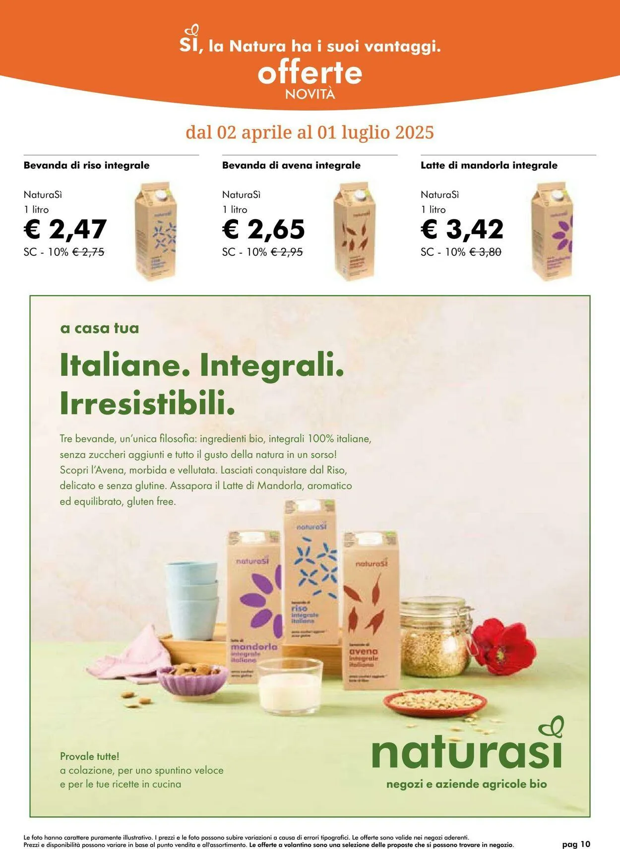 Natura Sì Volantino attuale da 22 luglio a 5 agosto di 2025 - Pagina del volantino 10