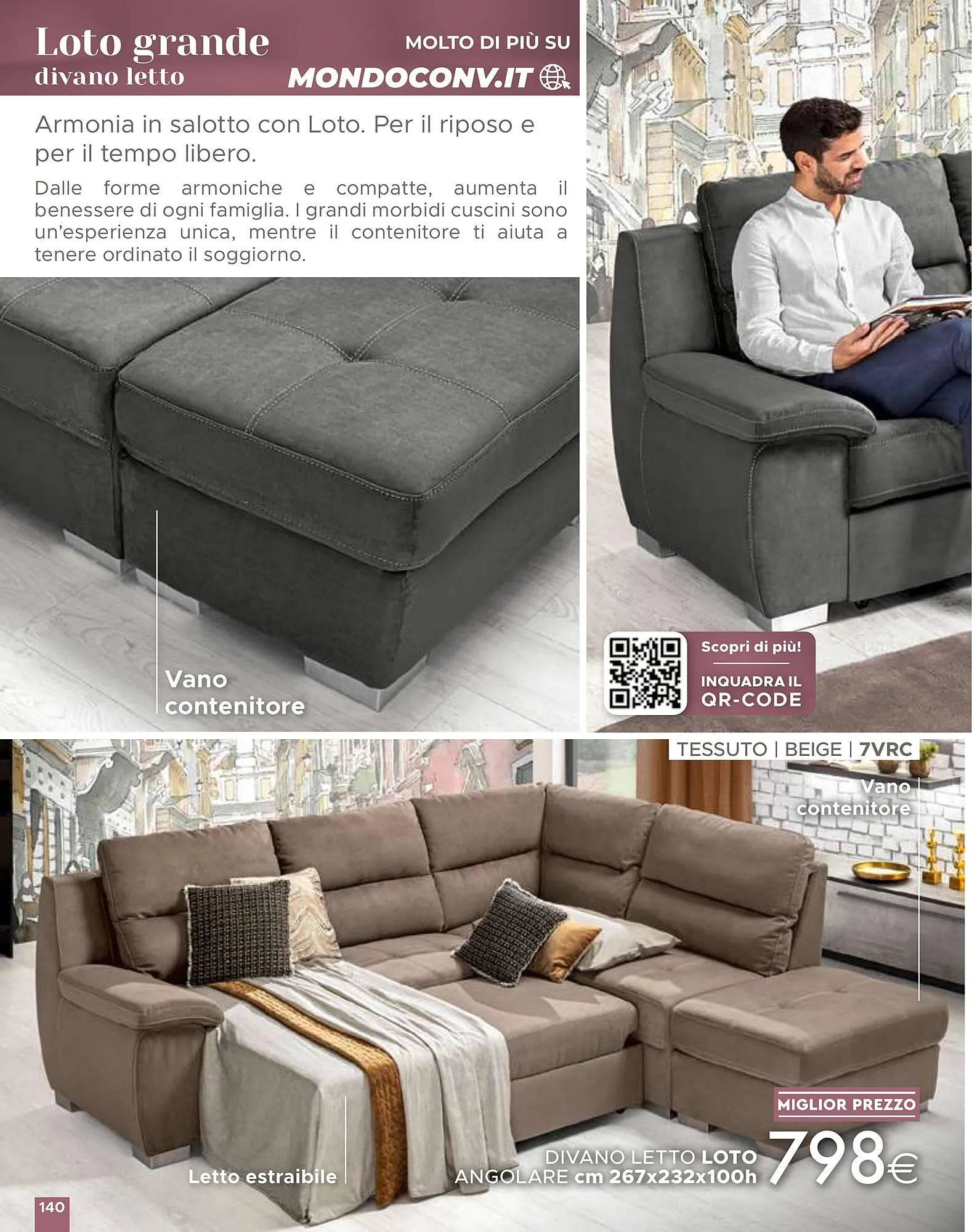 Volantino Mondo Convenienza da 1 aprile a 1 settembre di 2024 - Pagina del volantino 140