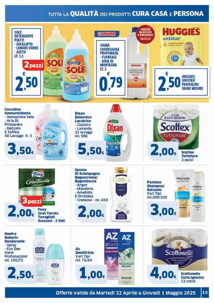 Prezzi tondi da 22 aprile a 1 maggio di 2025 - Pagina del volantino 15