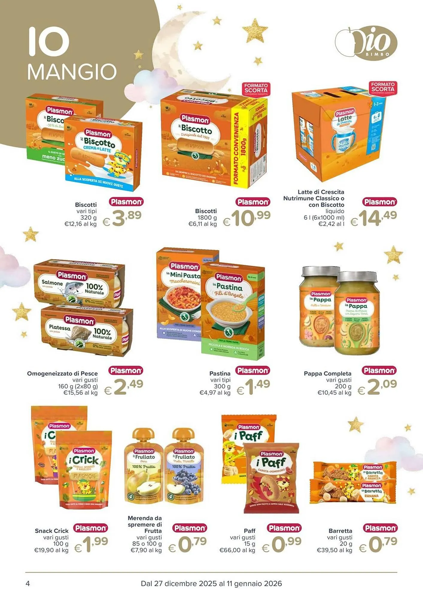 Volantino Io Bimbo da 27 dicembre a 11 gennaio di 2026 - Pagina del volantino 4