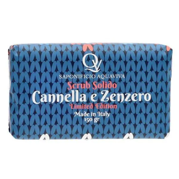 AQUAVIVA SAPONETTA SCRUB SOLIDO CANNELLA E ZENZERO 150GR
