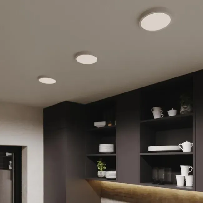 Pannello LED Sanoa bianco Ø 17.3 cm con 2 temperature di colore ad intensità regolabile 2000 LUMEN, INSPIRE