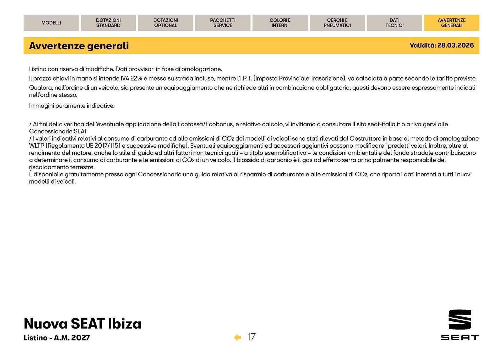 Volantino SEAT da 3 aprile a 31 dicembre di 2026 - Pagina del volantino 18