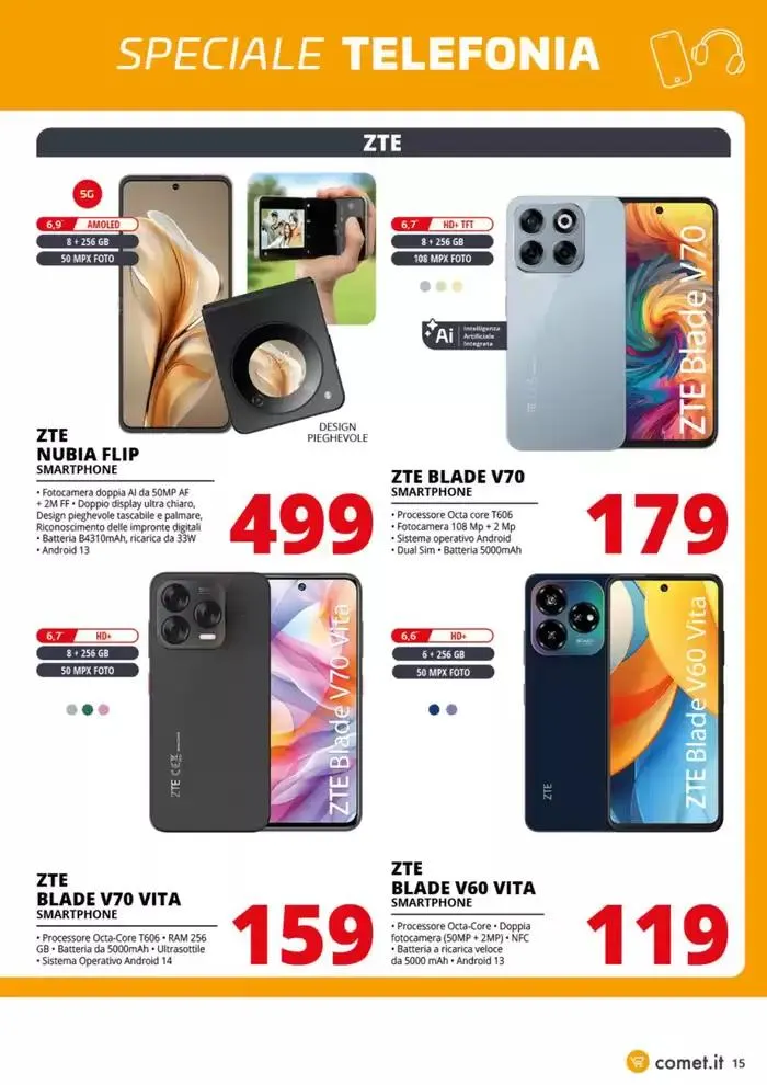 Speciale Telefonia da Comet! da 20 marzo a 2 aprile di 2025 - Pagina del volantino 15
