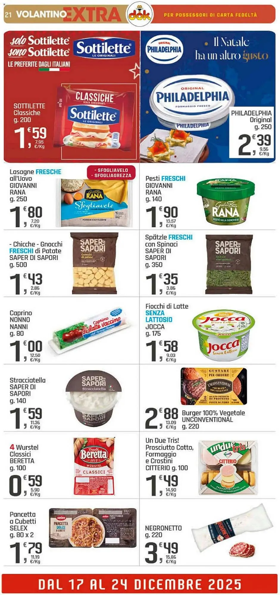 Volantino Supermercati Dok da 17 dicembre a 24 dicembre di 2025 - Pagina del volantino 21