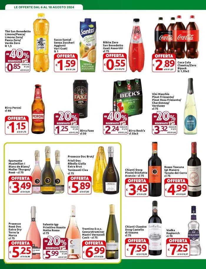 Sconti fino al 40% da 6 agosto a 18 agosto di 2024 - Pagina del volantino 6